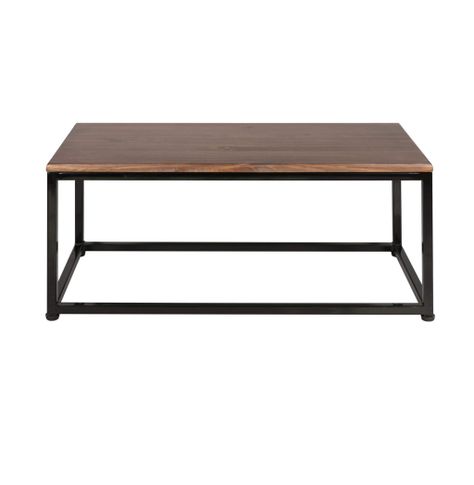 MESA DE CENTRO RECTANGULAR 80 NEGRA │LÍNEA TOFFEE -0