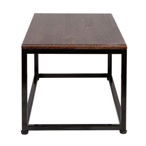 MESA DE CENTRO RECTANGULAR 80 NEGRA │LÍNEA TOFFEE -2