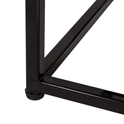 MESA DE CENTRO RECTANGULAR 80 NEGRA │LÍNEA TOFFEE -4