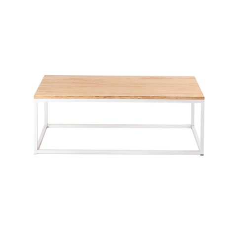 Mesa de centro Rectangular 100|Mima Blanco -0