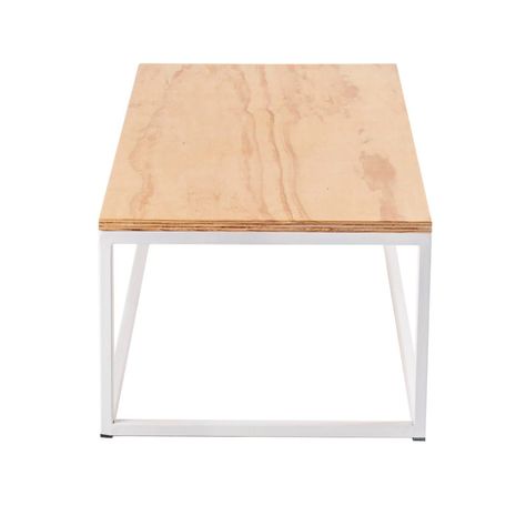 Mesa de centro Rectangular 100|Mima Blanco -3