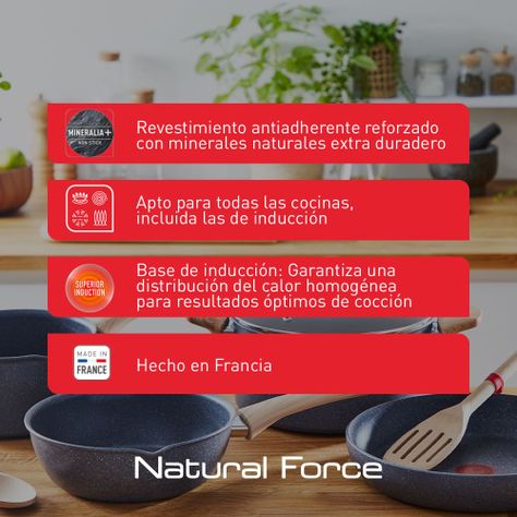 Batería 9 piezas Natural Force-6