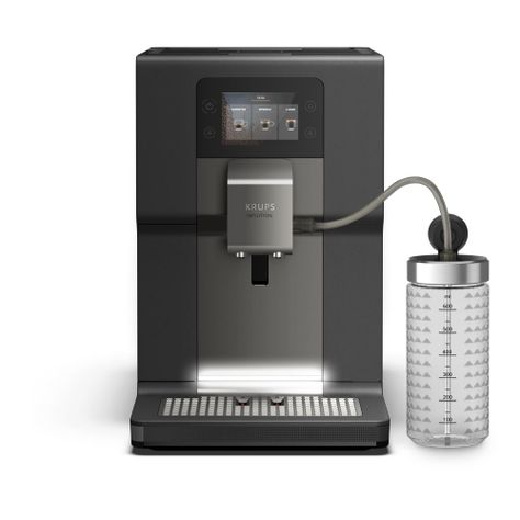 Cafetera Espresso Intuition Preference Touch + Lechero Gris-0