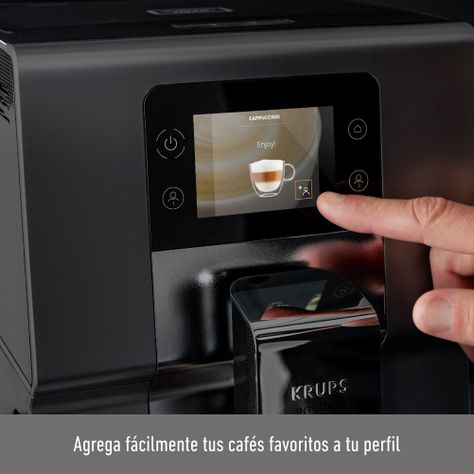 Cafetera Espresso Intuition Preference Touch + Lechero Gris-3
