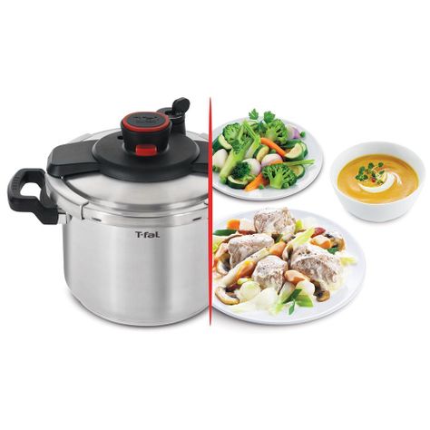Olla a Presión Clipso Acero Inoxidable 7,5L-5