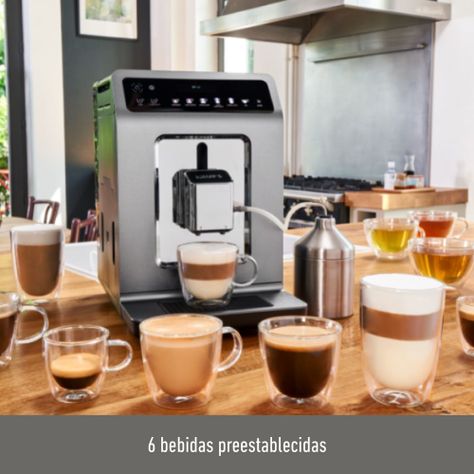 Cafetera Espresso Evidence Plus + Lechero EA894T10 Gris-1