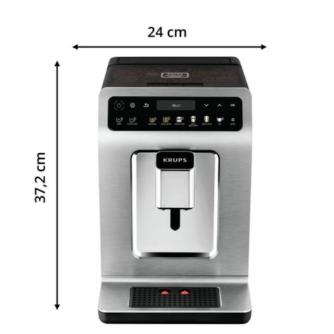 Cafetera Espresso Evidence Plus + Lechero EA894T10 Gris-7