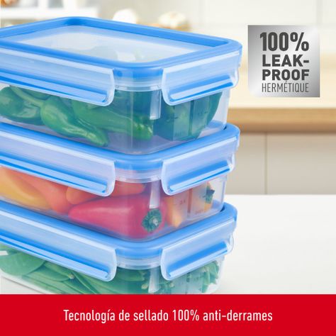 Contenedor de alimentos Masterseal Fresh Set 3 piezas 1.0L-1