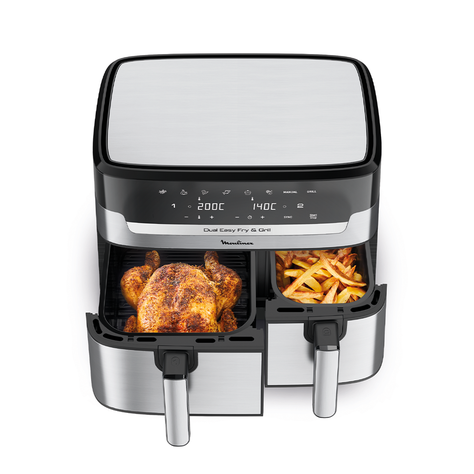 Freidora de aire Easy Fry & Grill Dual 8,3L-1