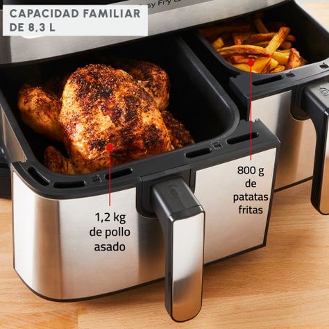 Freidora de aire Easy Fry & Grill Dual 8,3L-2