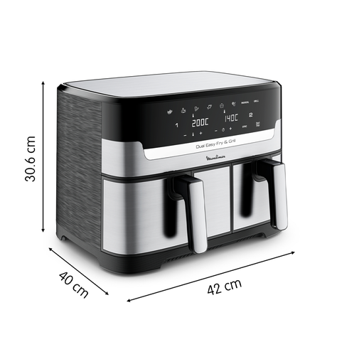 Freidora de aire Easy Fry & Grill Dual 8,3L-7