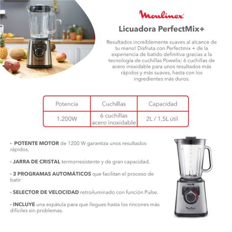 Licuadora Perfectmix + Pulse 1200W LM811D10-6