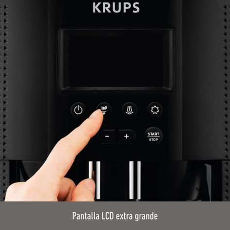 Cafetera Espresso Full Auto Display Roja + Lechero EA816570-4