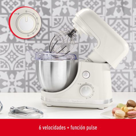 Batidora Pedestal Planetaria Soleil 4,6LT 900W 6V +Pulse Moulinex-2