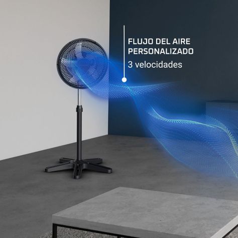 Ventilador pedestal Turbo Essential 15'' 40W Rowenta-2