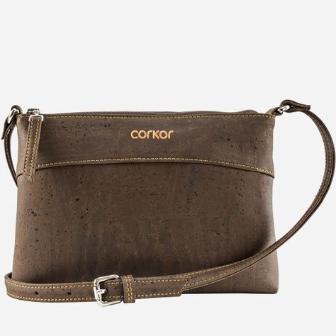 Cartera Bolso Crossbody Corcho Natural Cuero Vegano-0
