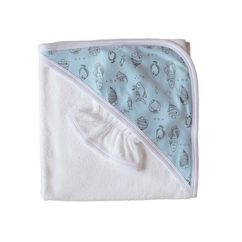 TOALLA TALLA UNICA CON ESTAMPADO DE PECES-0