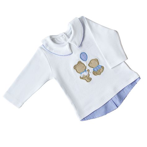 CONJUNTO OSITOS POLERON MAS PANTALON CON DETALLE ESTAMPADO NIÑA 0-3 MESES-0