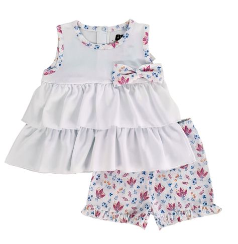 BATITA CON BOBOS MAS SHORT CLAROS 6-9 MESES-0