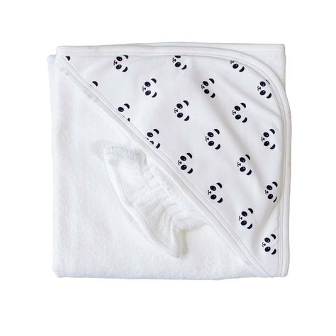 TOALLA TALLA UNICA CON ESTAMPADO DE PANDAS-0