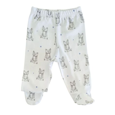 PANTALON CON PIE ZORROS 6-9 MESES -0
