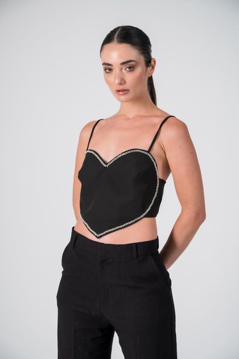 Top corazón -0