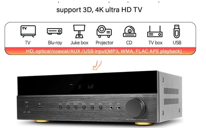 Receiver Amplificador Hs 5.2 Bluetooth-1