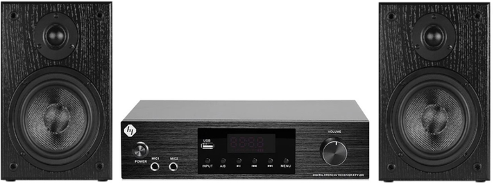 Receiver Hs 4.1 + Parlantes Hs Boockshelf-0