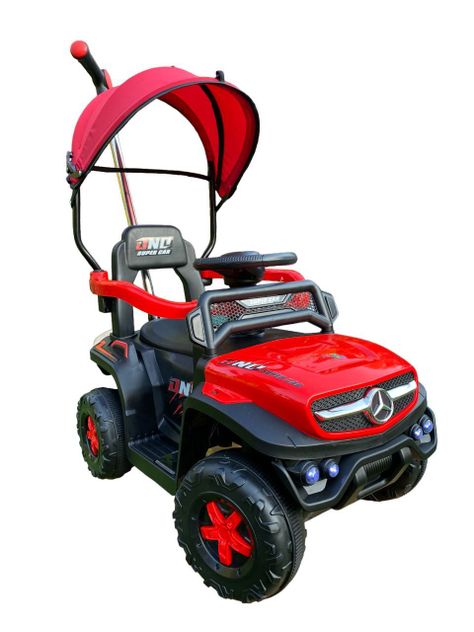 Jeep Correpasillos a Batería Mercedes Unimog 3 en 1 -1