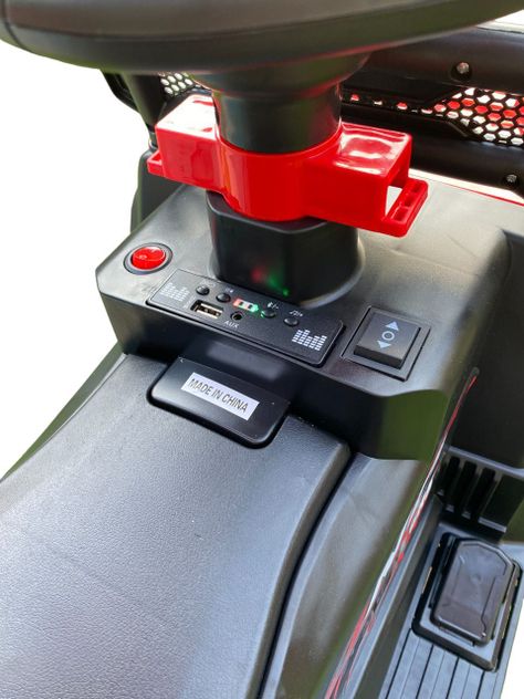 Jeep Correpasillos a Batería Mercedes Unimog 3 en 1 Rojo-3