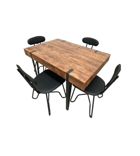 Mesa Comedor Con 4 Sillas-2