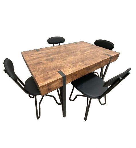 Mesa Comedor Con 4 Sillas-3