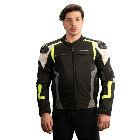 Chaqueta Moto Windesign Protección hombros codos espalda-0