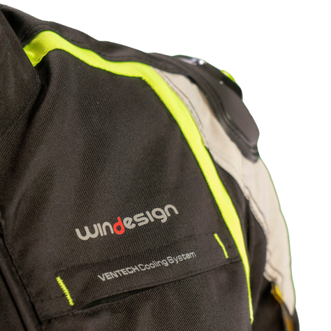 Chaqueta Moto Windesign Protección hombros codos espalda-2