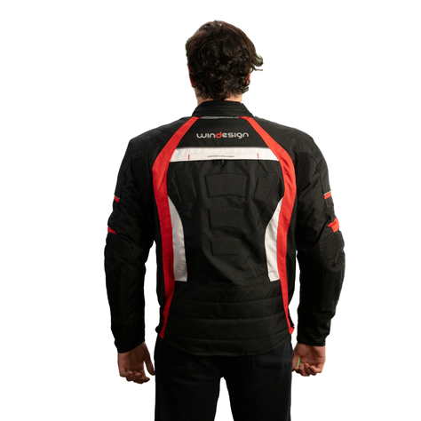 Chaqueta Moto Cordura 600  Protección CE-1