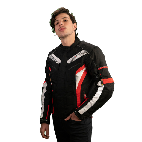Chaqueta Moto Cordura 600  Protección CE-2