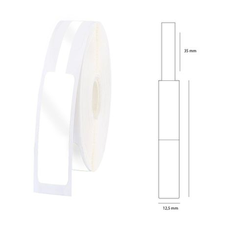 Cinta para cable rotuladora D110 NIIMBOT 12.5x74x35mm Blanca-2
