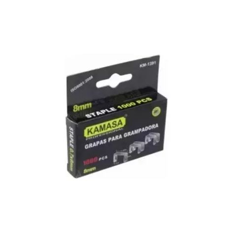 Pack 1.000 Grapas Corchetes 8mm/0.7mm-0