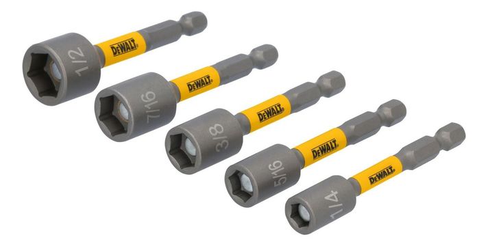 Set 5 Punta Magnetica 1/4" MaxFit DeWalt DWAFTND5-4
