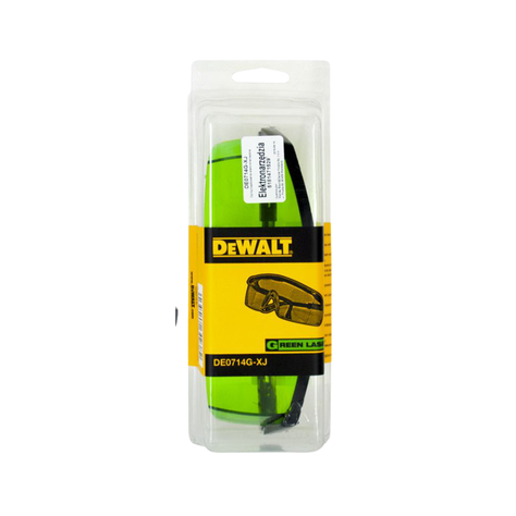 Lentes Para Trabajar con Laser Color Verde DeWalt DE0714GXJ-1