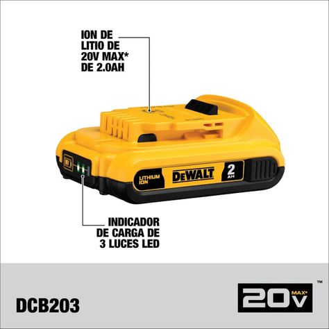 Kit Taladro Perc.+ Atornillador 20v + 2 Bat Dewalt Dck223d2-3