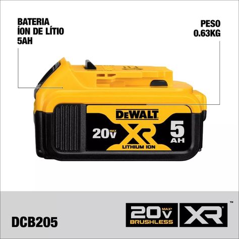 Kit Batería Xr 20v 5ah + Cargador Rápido Dcb1104 Dewalt-2