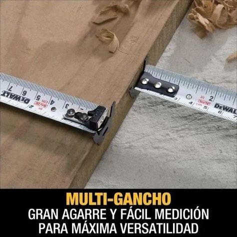 Huincha De Medir 8m/26' Diseño Compacto Dewalt Dwht34193l-5