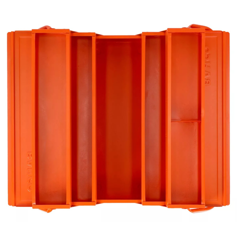 Caja De Herramientas Metálica Bahco 3149-or Color Naranja-3