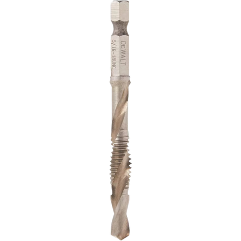 Broca Impacto Punta Macho 5/16''-18 Dewalt Dwadtqtr51618-3