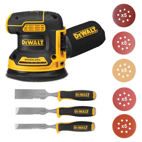 Lijadora Orbital Inalámbrica 20v Brushless Dcw210b KIT-0