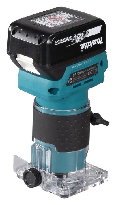 Fresadora Inalámbrica Makita Cargador Bateria 3 Ah DRT52F001-2