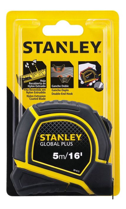 Cinta métrica 5m/16' Stanley 30-615-1