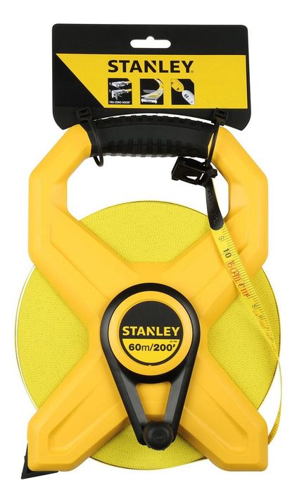Cinta larga de fibra de vidrio 60m Stanley 34-794S-2
