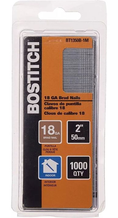 Clavos Bostitch De Calibre 18, 2'', Recubiertos, X1000 Uni.-0
